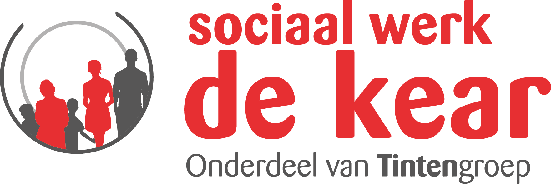 Logo Sociaal Werk De Kear jaarverslag 2024