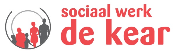Logo Sociaal Werk De Kear jaarverslag 2023